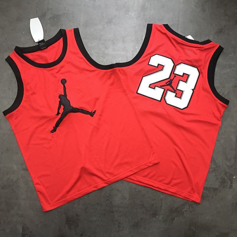 Men Chicago Bulls #23 Jordan red Trowback Swingman NBA Jersey